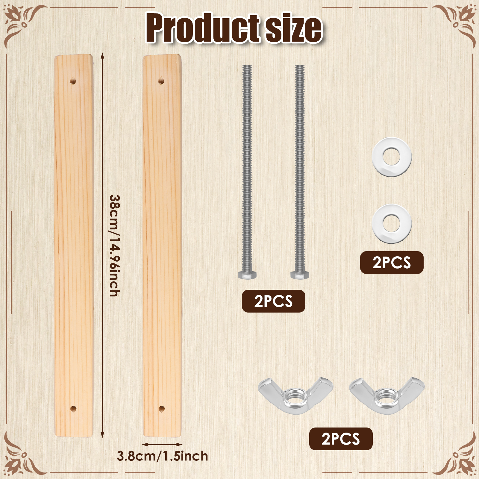 Wooden Book Press Kit DIY Gree - Bookbinding Supply Kit recensie en prijs