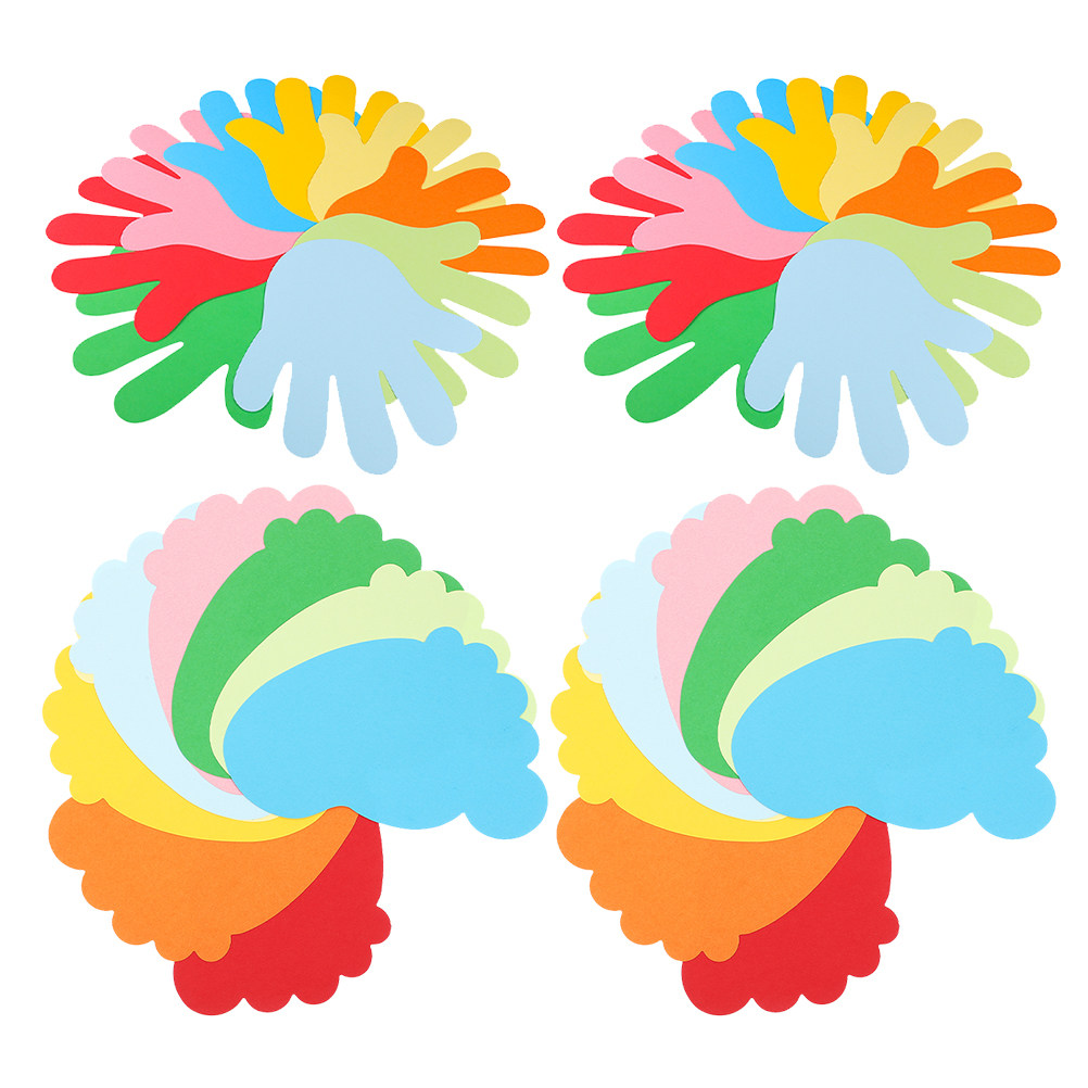 1Set Adorable Hand Foot Paper  - Art And Craft For Nursery recensie en prijs
