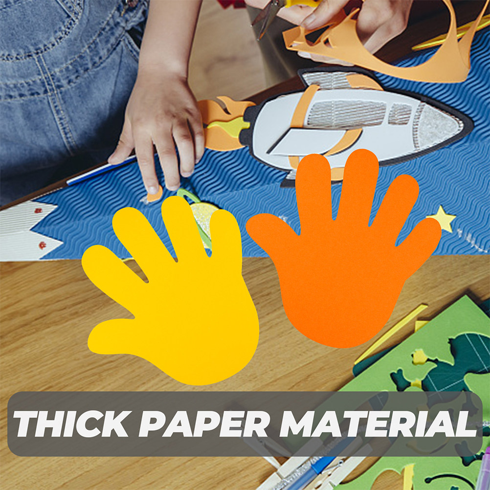 1Set Adorable Hand Foot Paper  - Art And Craft For Nursery recensie en prijs