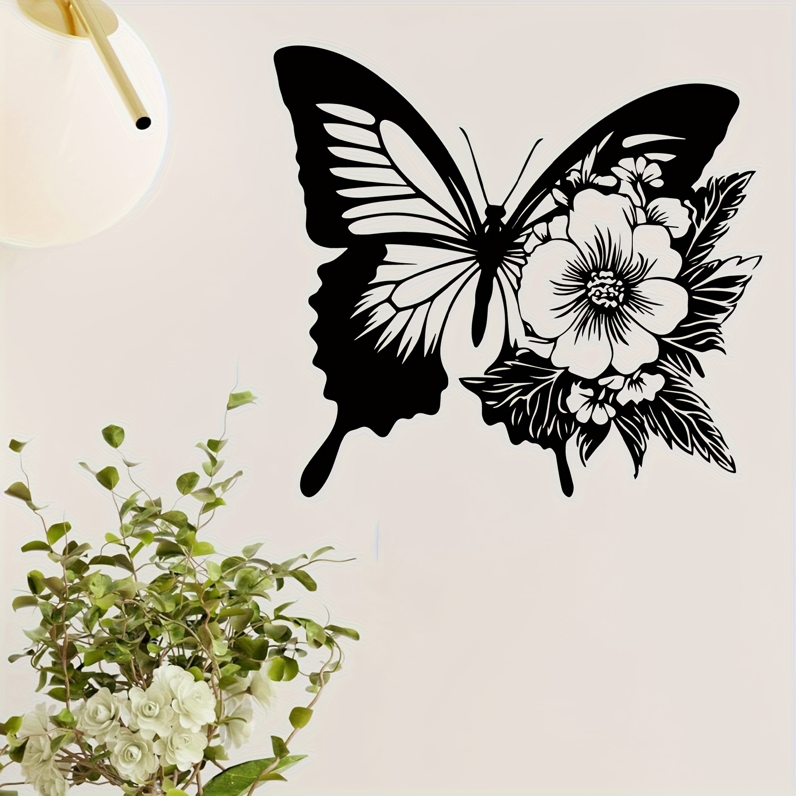 1pc Butterfly Floral Metal Wal - Art Craft Butterfly recensie en prijs