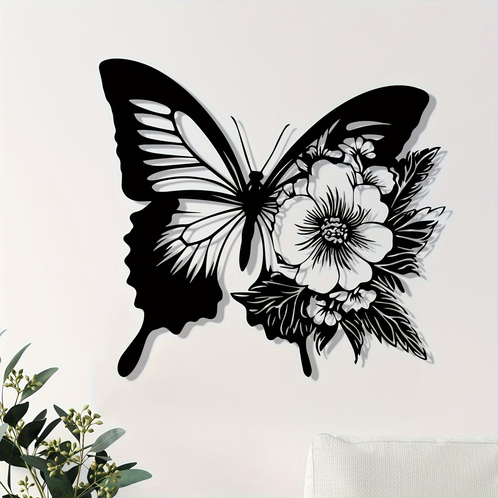 1pc Butterfly Floral Metal Wal - Art Craft Butterfly recensie en prijs