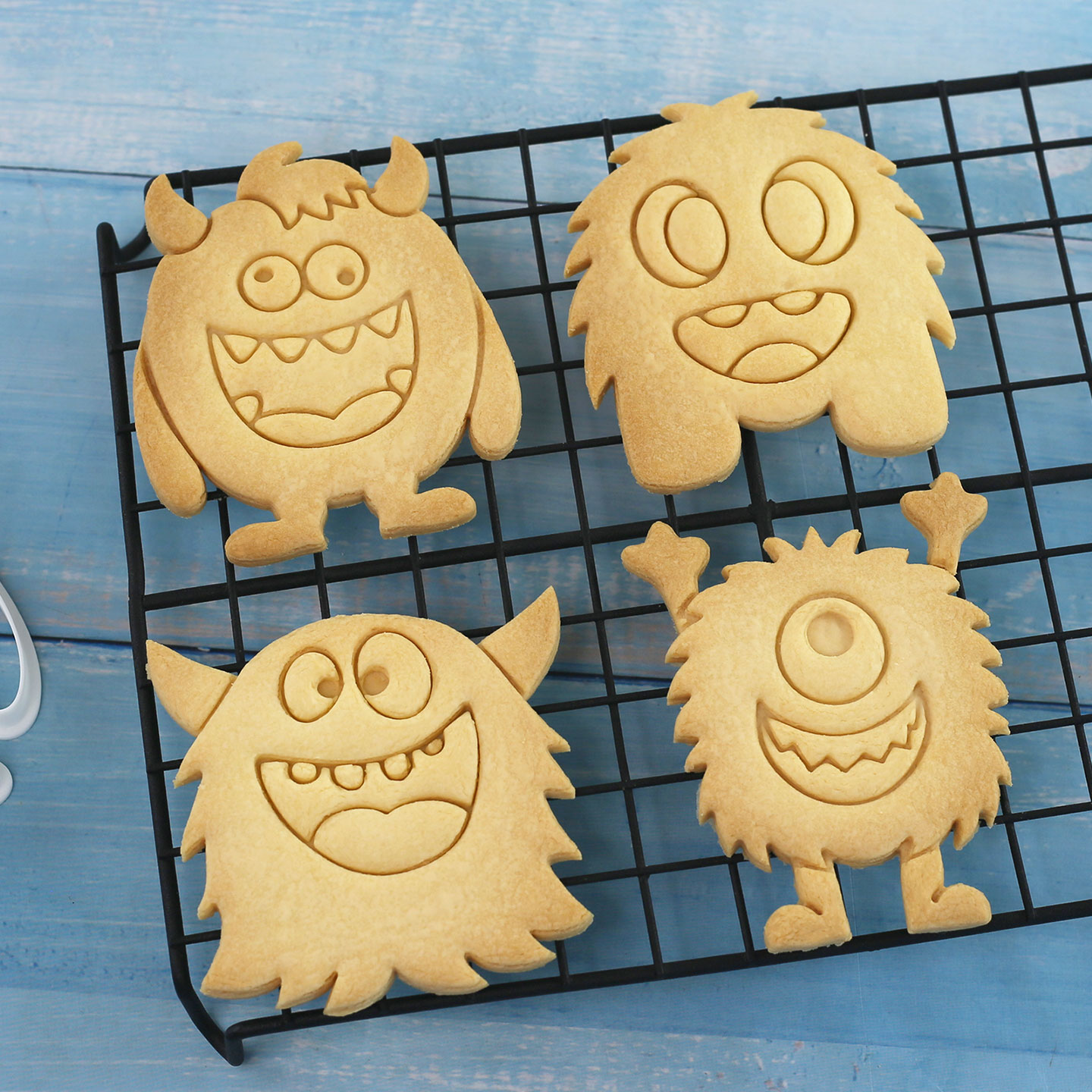 1 Pc/4 Pcs Large Monster Cooki - Art Craft Party recensie en prijs