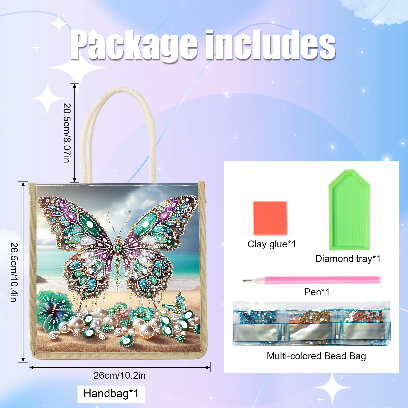 Diamond Art Painting Handbag K - Art Craft Butterfly recensie en prijs