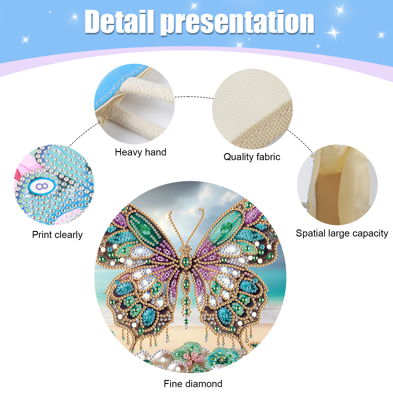 Diamond Art Painting Handbag K - Art Craft Butterfly recensie en prijs