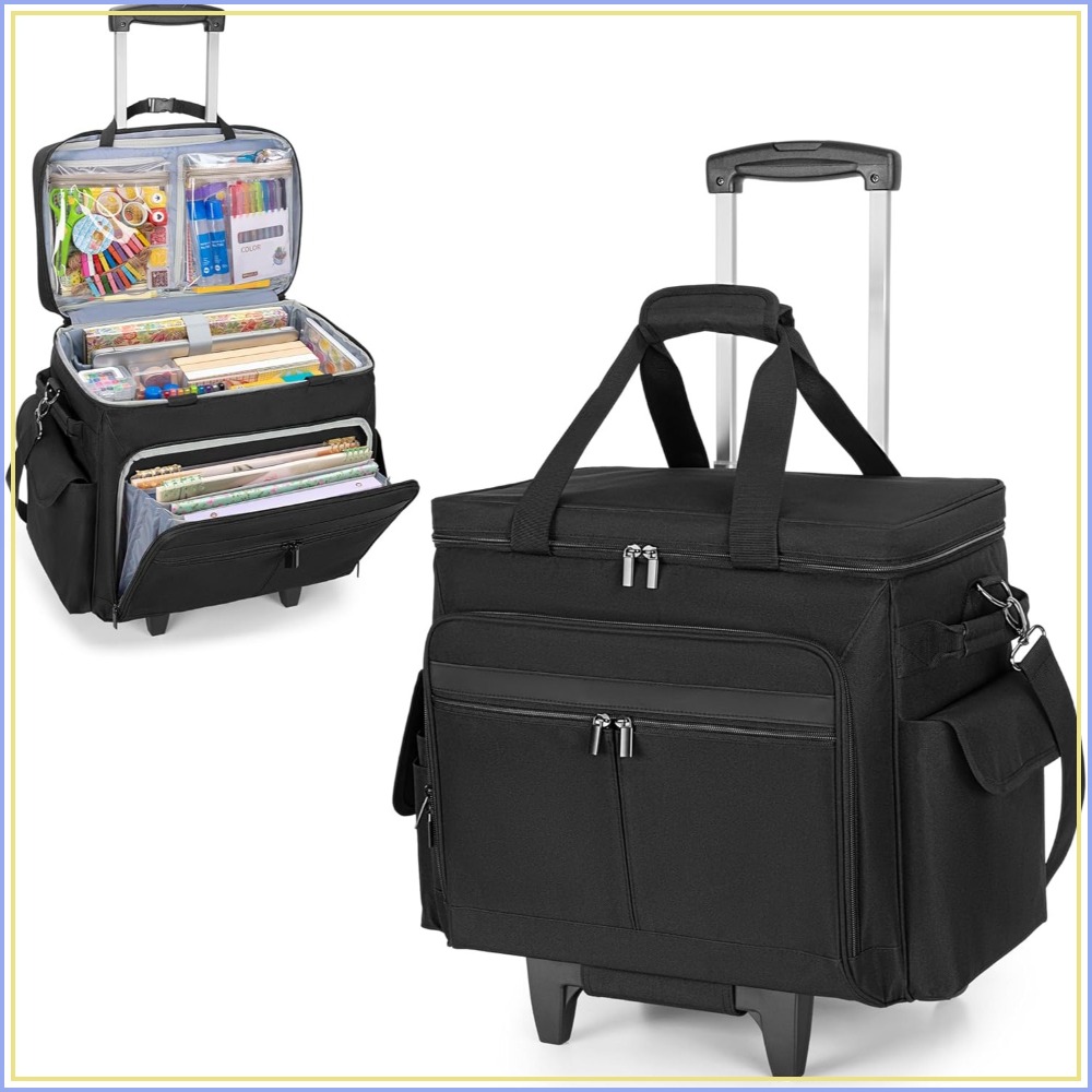 Rolling Scrapbook Tote with Ex - Art Crafting recensie en prijs