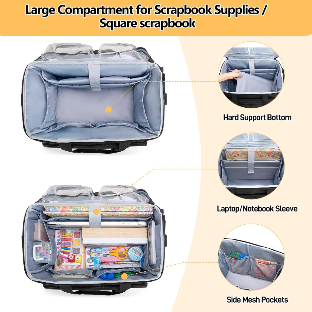 Rolling Scrapbook Tote with Ex - Art Crafting recensie en prijs