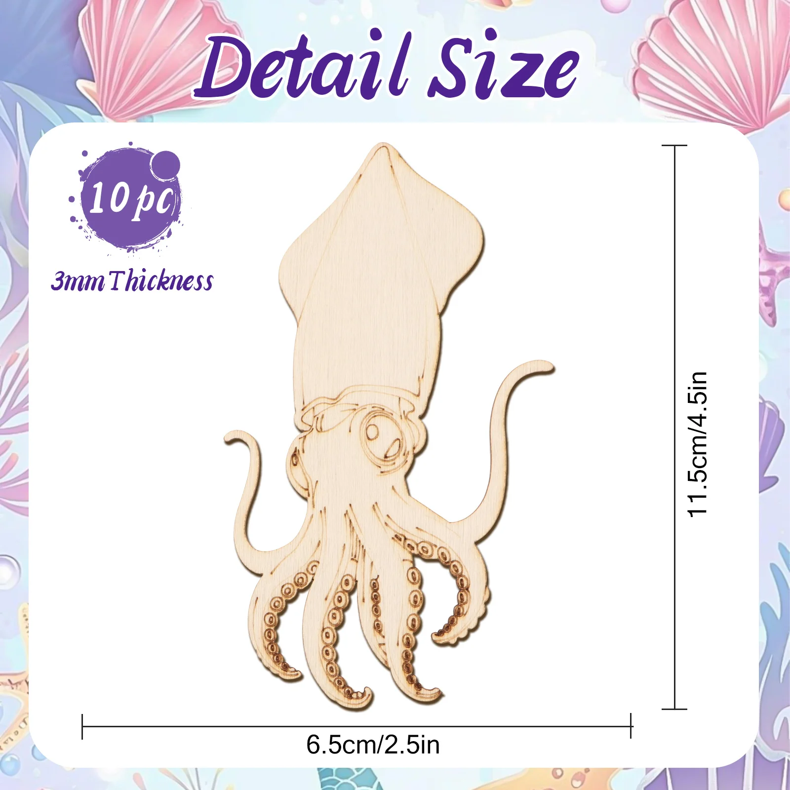 10pcs/set Unfinished Wood Craf - Art & Craft On Wild Animals For Preschoolers recensie en prijs