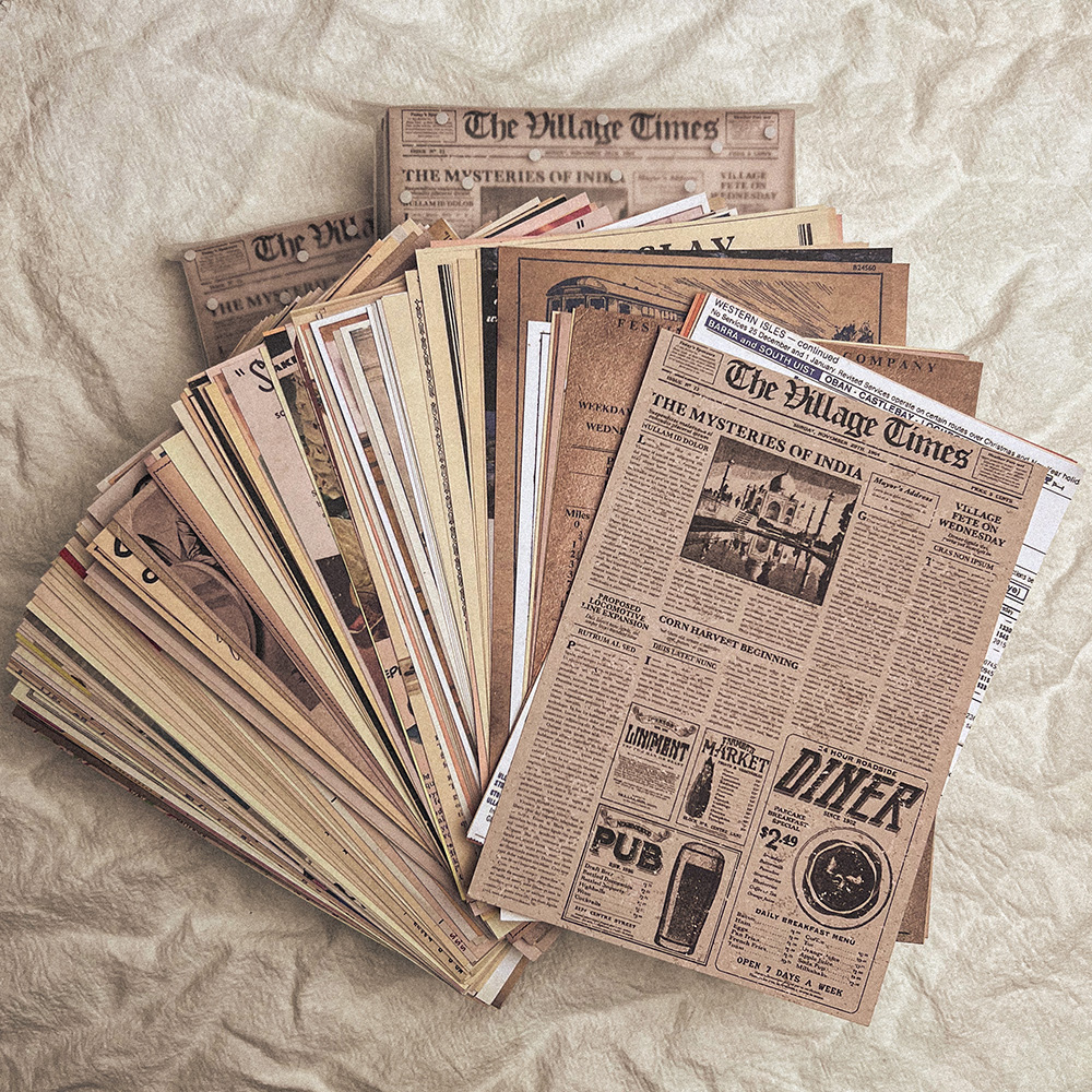 118Pcs Vintage Old Newspaper C - Art Craft Birthday Party recensie en prijs