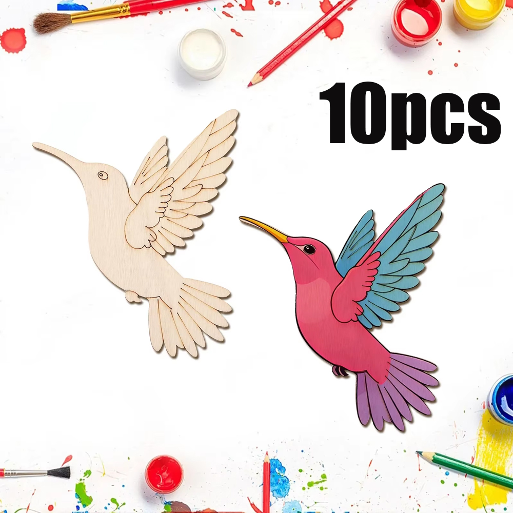 10pcs Unfinished Wood Animal B - Art & Craft On Wild Animals For Preschoolers recensie en prijs