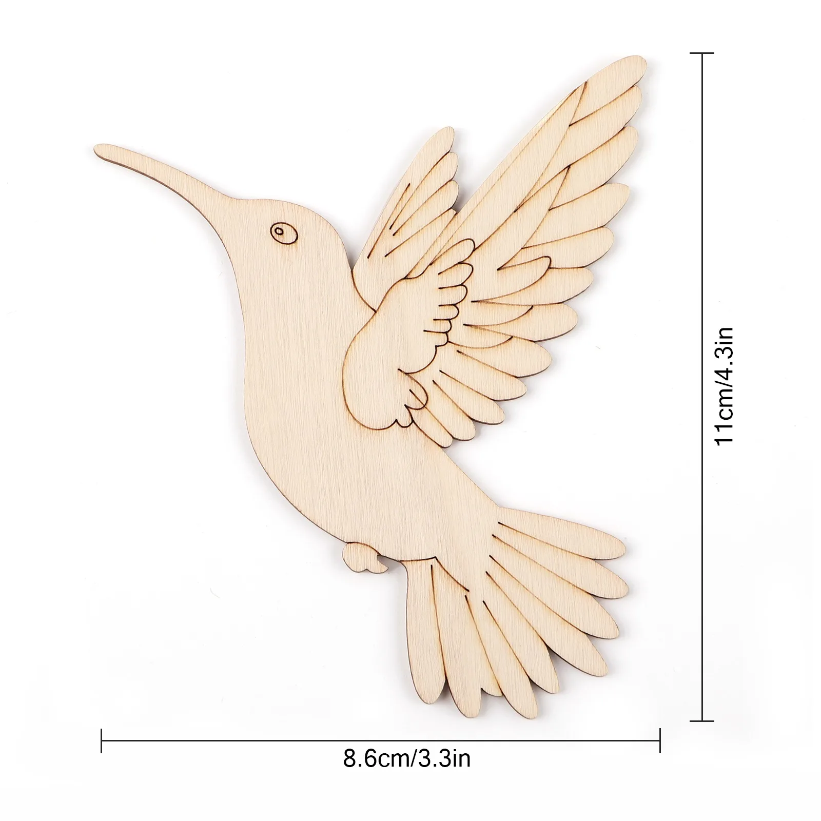 10pcs Unfinished Wood Animal B - Art & Craft On Wild Animals For Preschoolers recensie en prijs