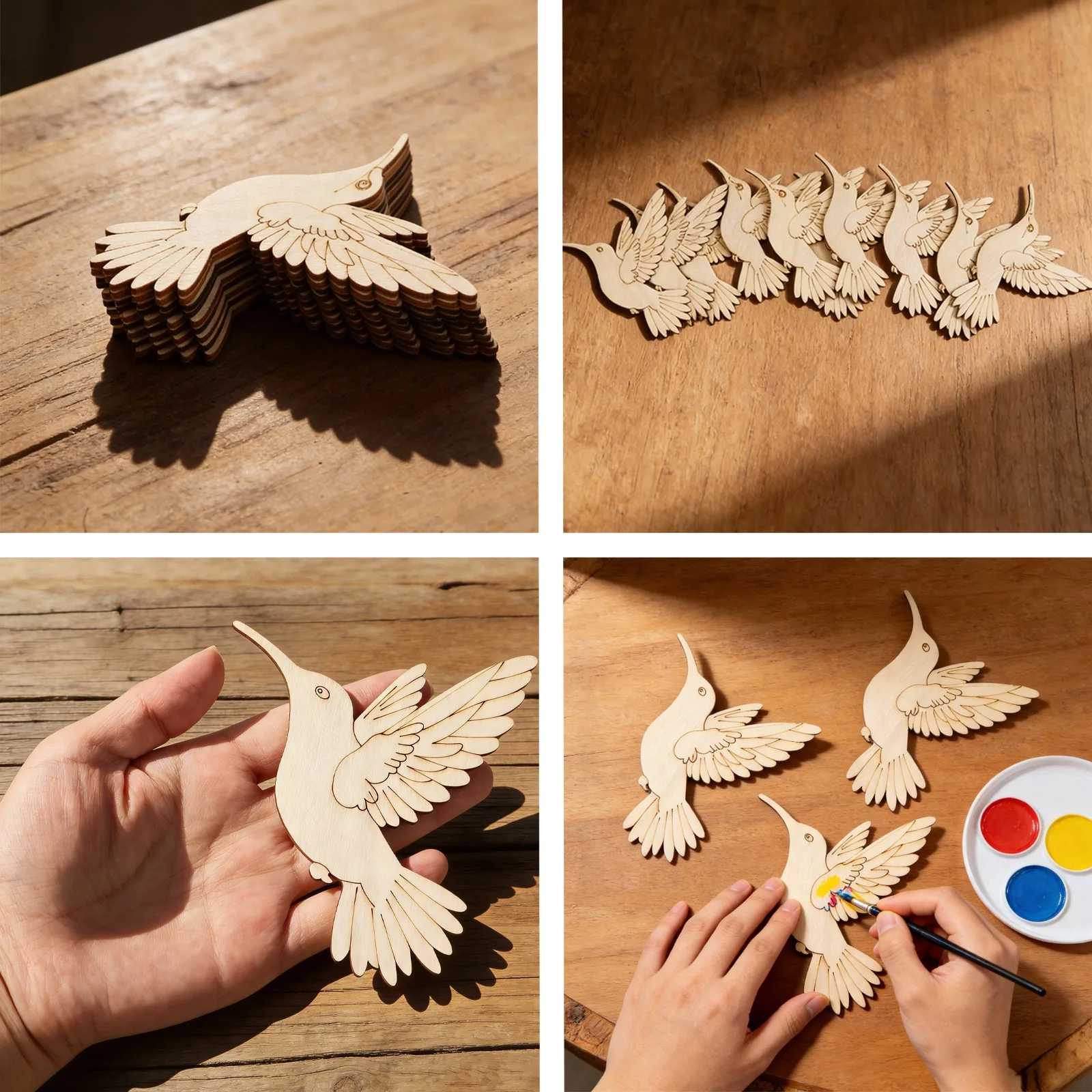 10pcs Unfinished Wood Animal B - Art & Craft On Wild Animals For Preschoolers recensie en prijs
