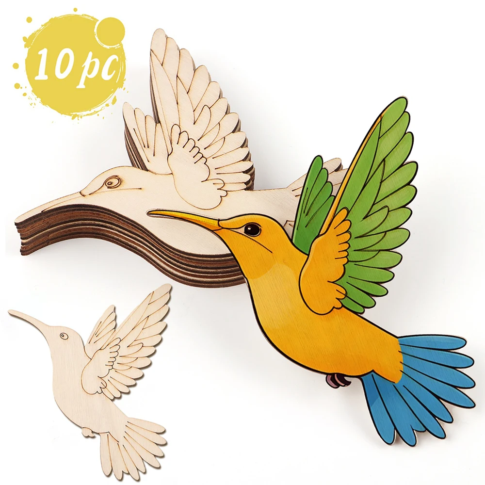 10pcs Unfinished Wood Animal B - Art & Craft On Wild Animals For Preschoolers recensie en prijs