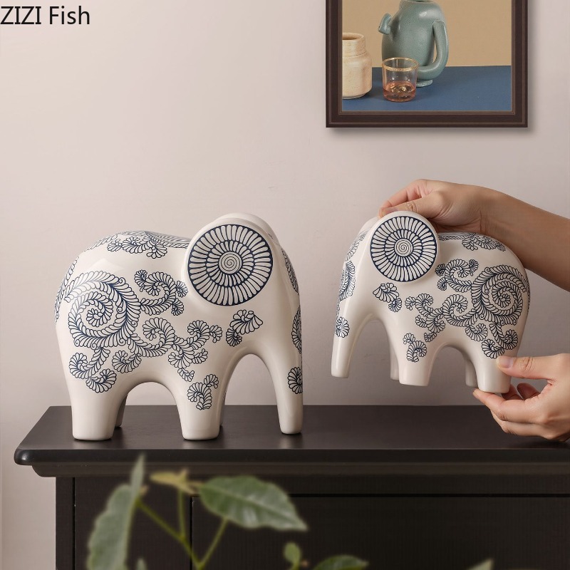 New Chinese Style Ceramic Elep - Art Craft Elephant recensie en prijs