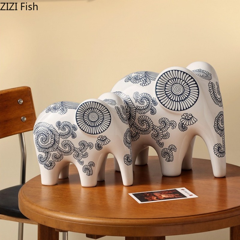 New Chinese Style Ceramic Elep - Art Craft Elephant recensie en prijs