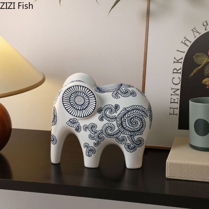 New Chinese Style Ceramic Elep - Art Craft Elephant recensie en prijs