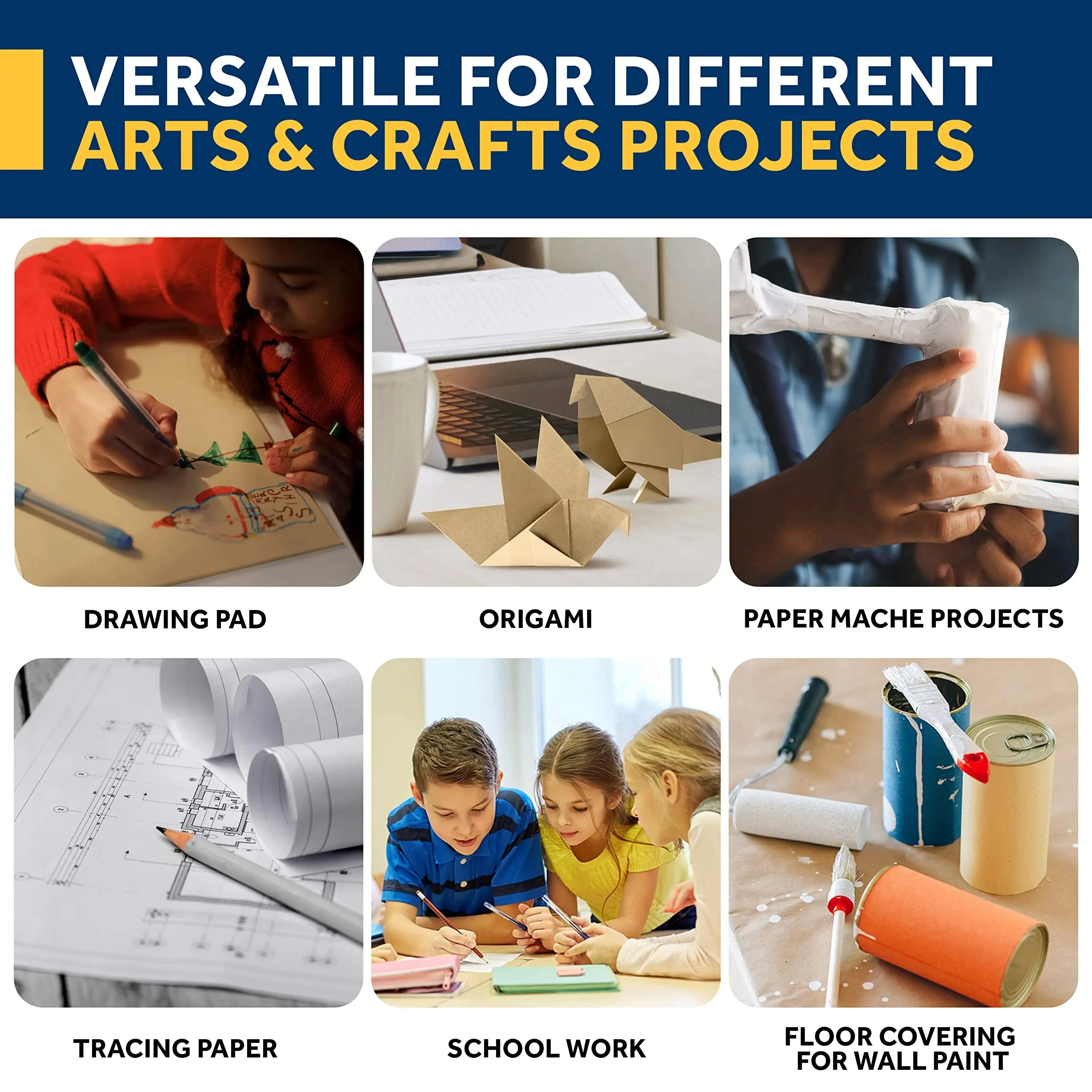 Kraft Paper Brown Ideal for Gi - Art Craft Birthday Party recensie en prijs