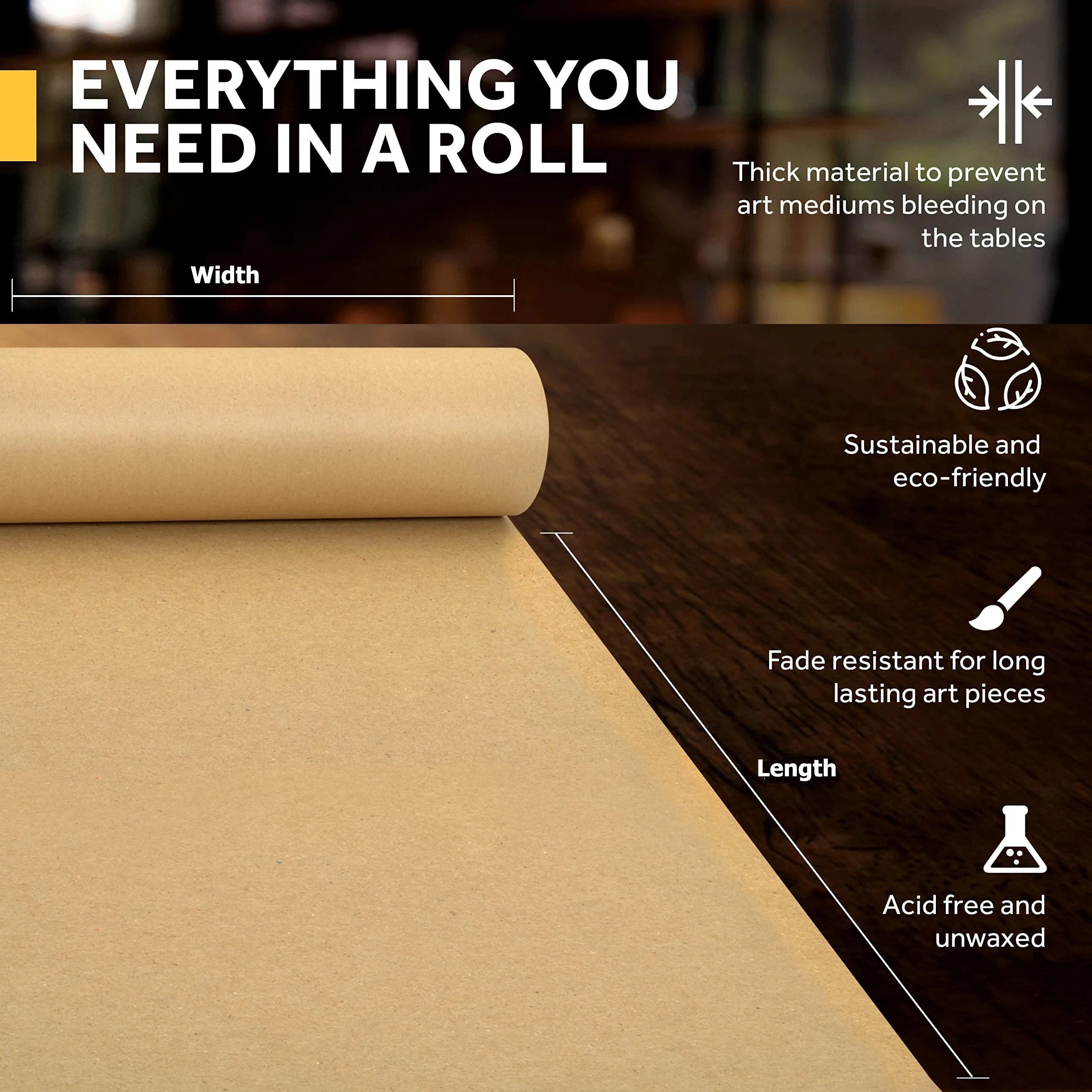 Kraft Paper Brown Ideal for Gi - Art Craft Birthday Party recensie en prijs