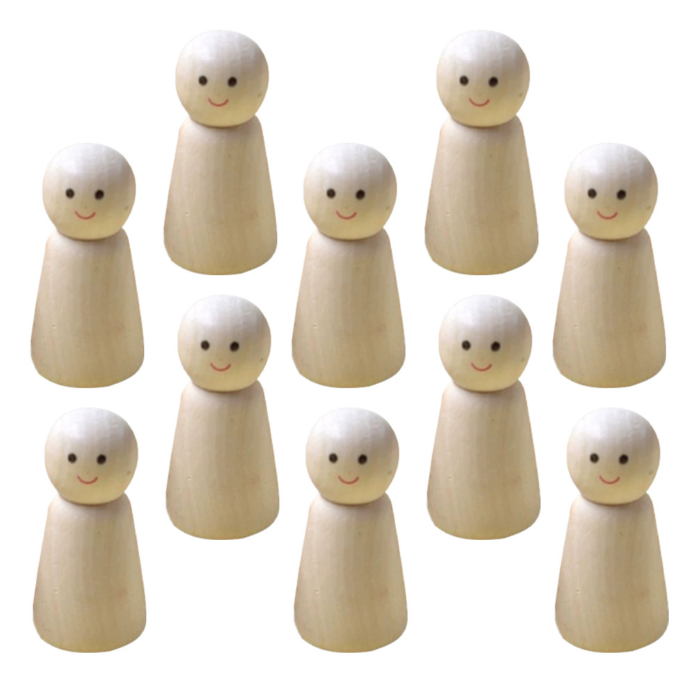 10pcs Wooden Peg Diy Craft Kit - Art Crafting recensie en prijs