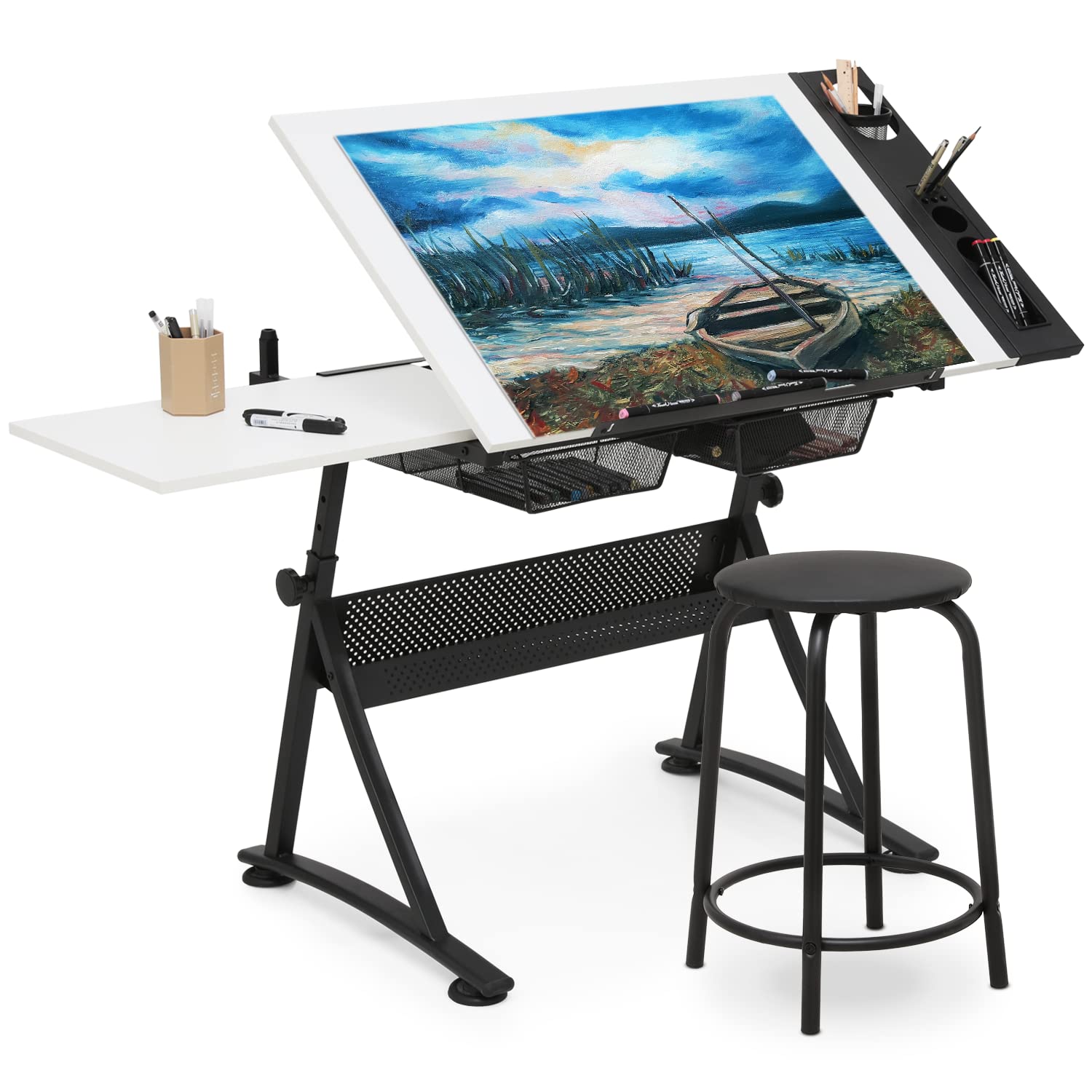 Art Deco Drafting Table, Heigh - Art & Craft On Wild Animals For Preschoolers recensie en prijs
