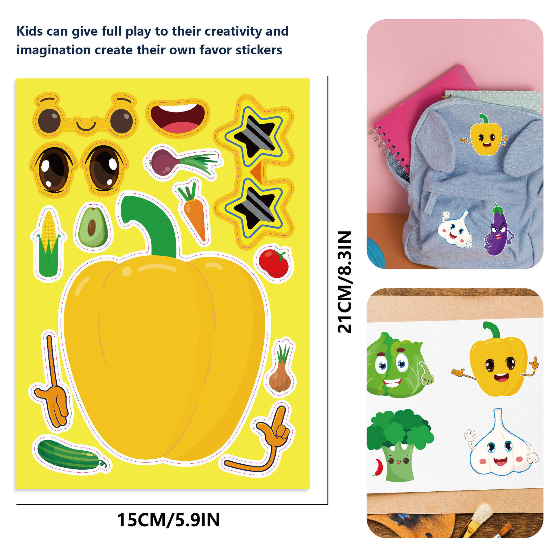 16Sheets Make Your Own Fruits  - Art And Craft Vegetable recensie en prijs