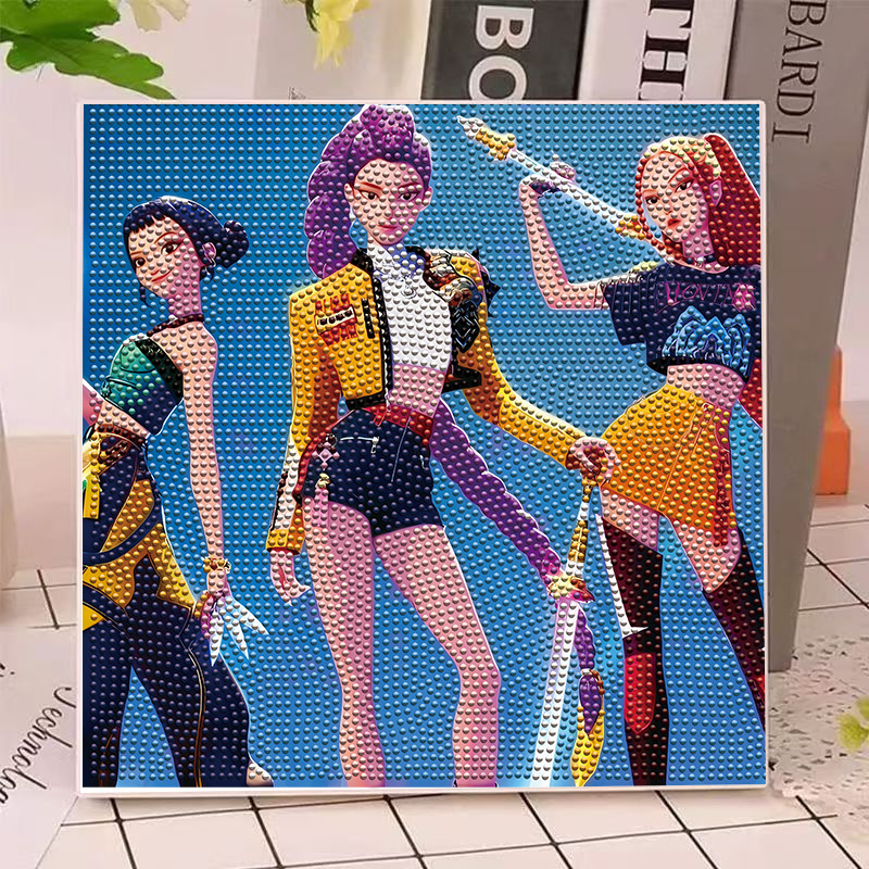 Anime Gilrs Lumi Mila Zoi K-po - Art Craft Model recensie en prijs