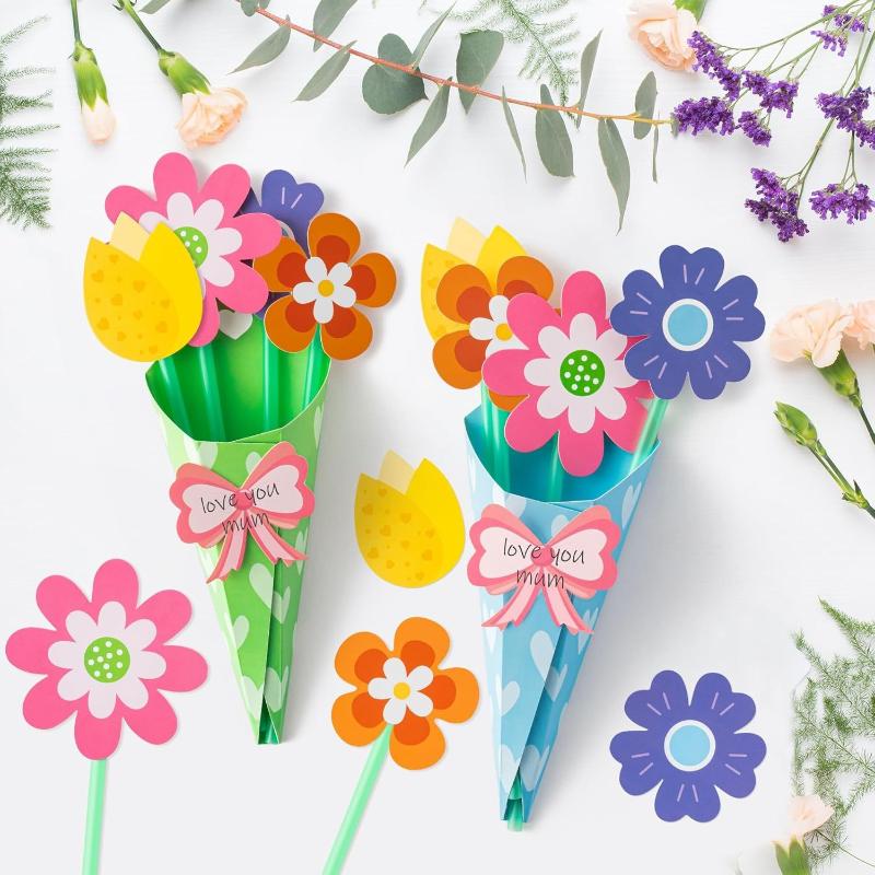 12Pcs Flower Bouquet Craft Kit - Art And Craft For Mother'S Day recensie en prijs
