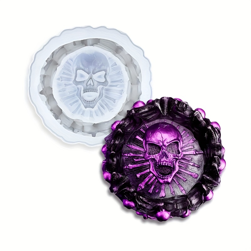 Ashtray mold, skull DIY craft  - Art Craft Party recensie en prijs
