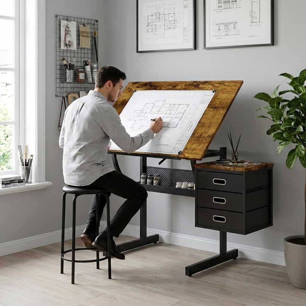 Adjustable Art Desk with Stora - Art & Craft On Wild Animals For Preschoolers recensie en prijs