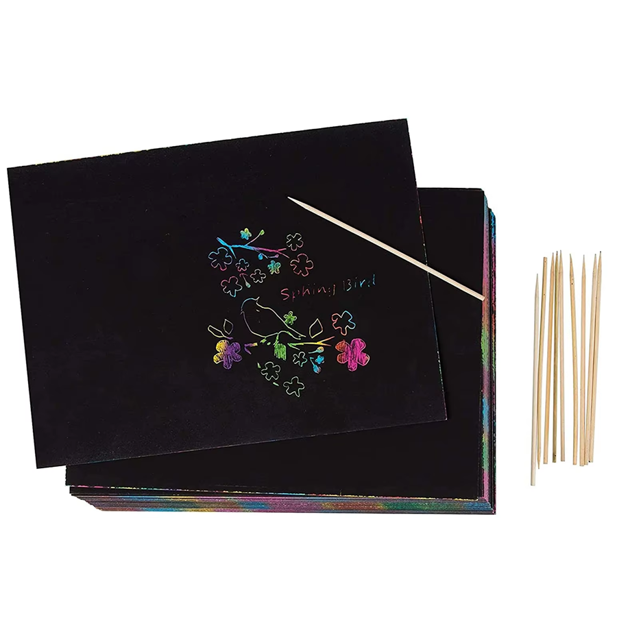 10/30pcs Rainbow Scratch Paper - Art Craft Birthday Party recensie en prijs