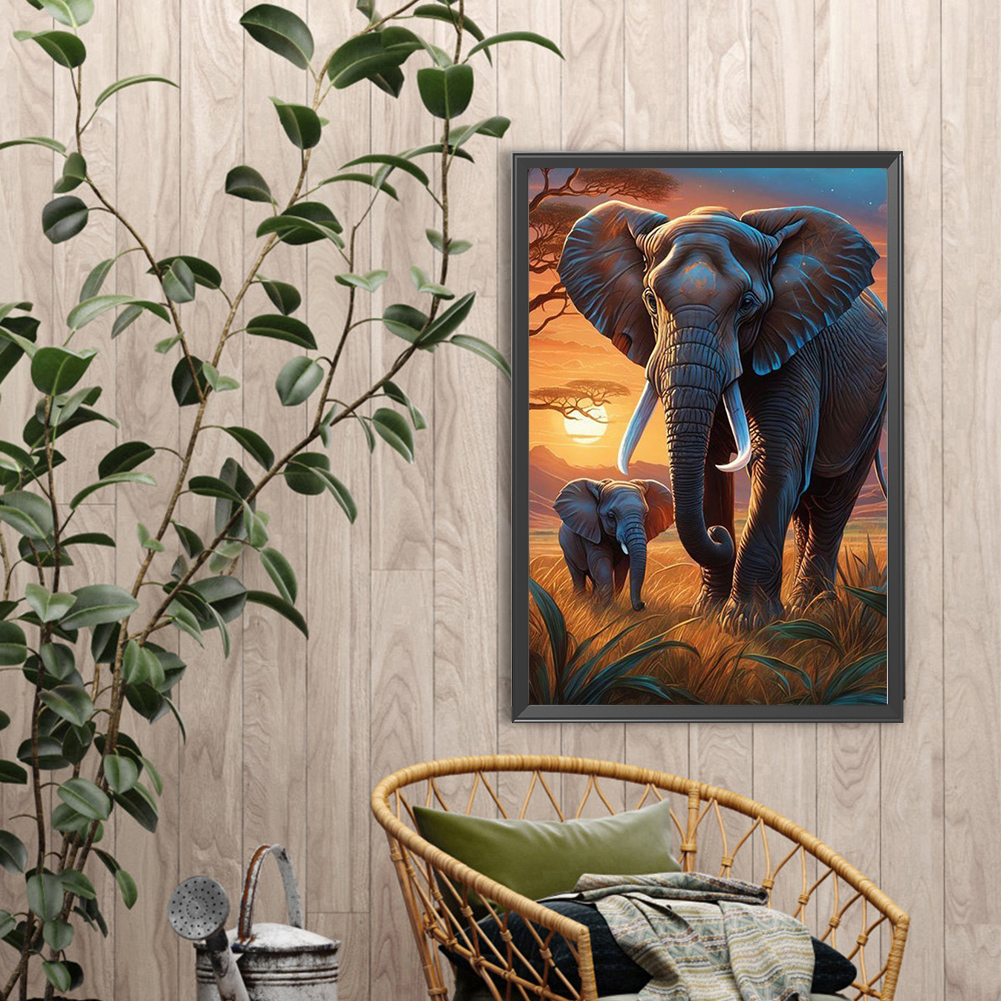 5D DIY Full Round Drill Diamon - Art Craft Elephant recensie en prijs