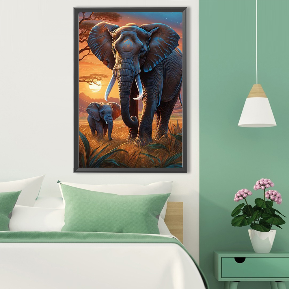 5D DIY Full Round Drill Diamon - Art Craft Elephant recensie en prijs