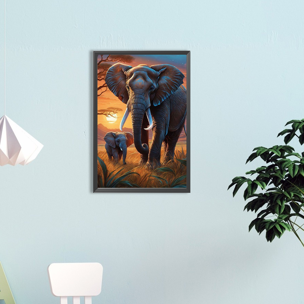 5D DIY Full Round Drill Diamon - Art Craft Elephant recensie en prijs