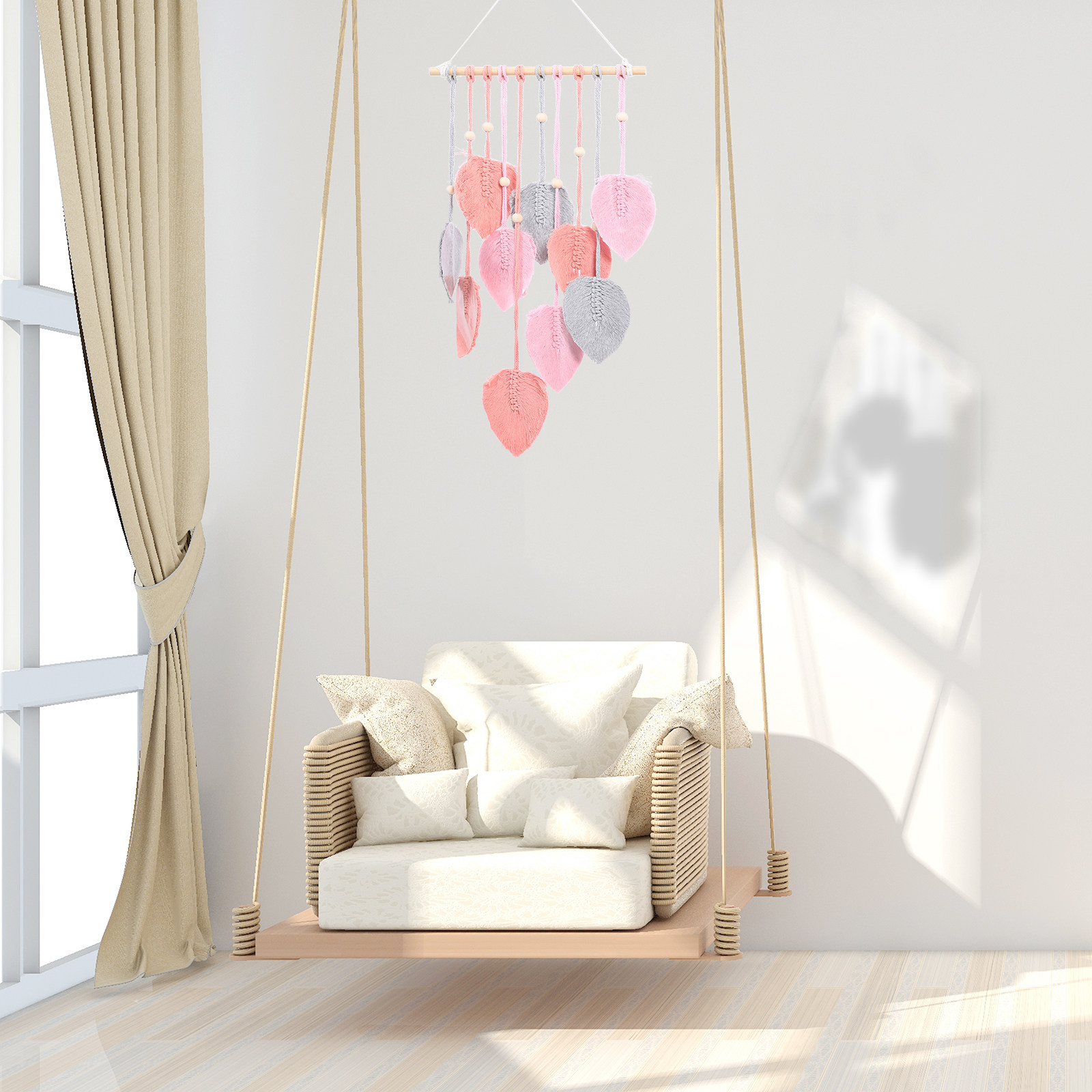 Leaf Woven Tapestry Macrame Wa - Art And Craft For Nursery recensie en prijs