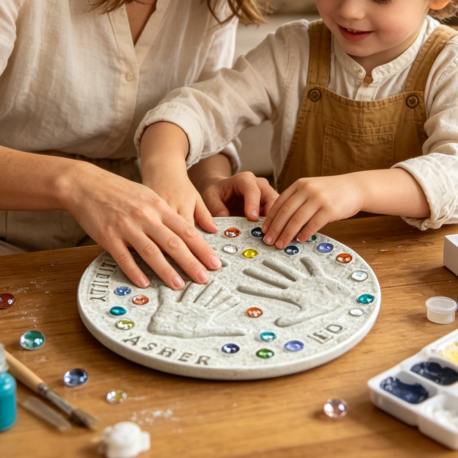 Mother Day DIY Handprint Gift  - Art And Craft For Mother'S Day recensie en prijs