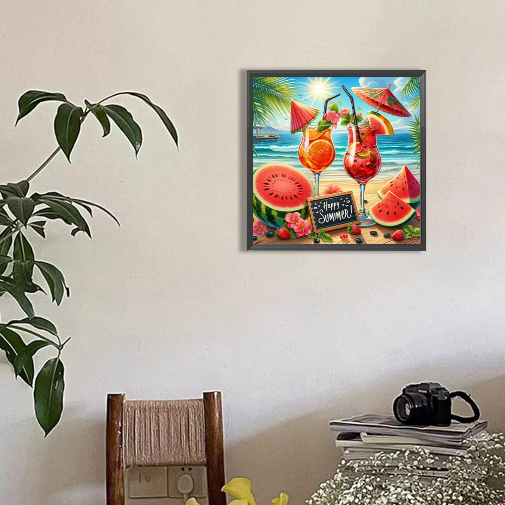 Summer Beach Full DIY 5D Round - Art Craft Ideas For Adults recensie en prijs