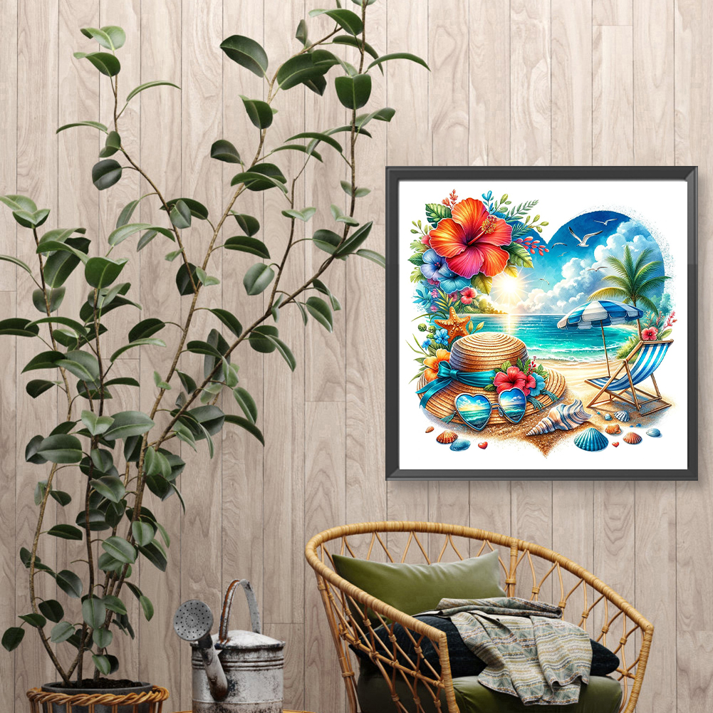 Summer Beach Full DIY 5D Round - Art Craft Ideas For Adults recensie en prijs