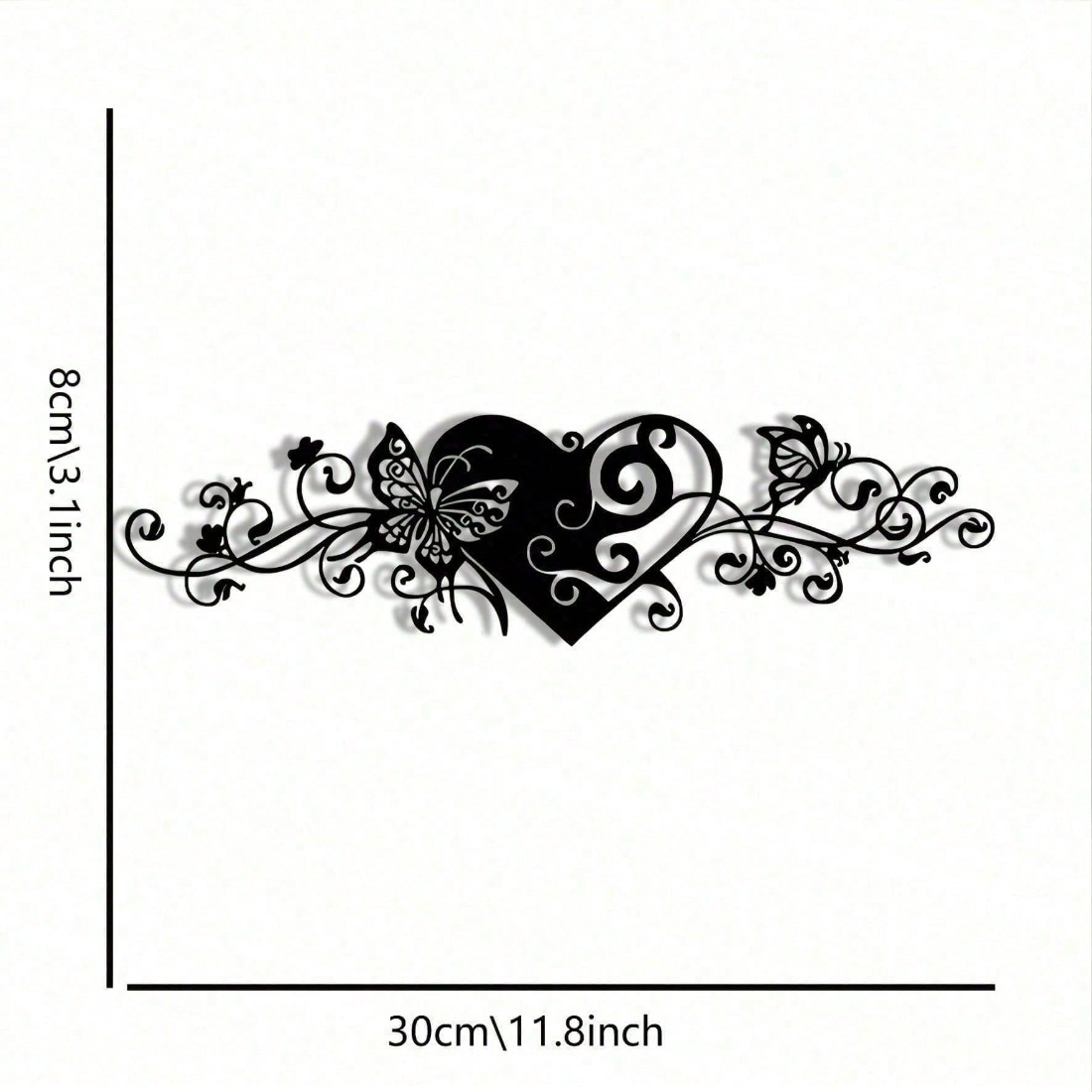 Minimalist 2D Metal Wall Art,  - Art Craft Butterfly recensie en prijs