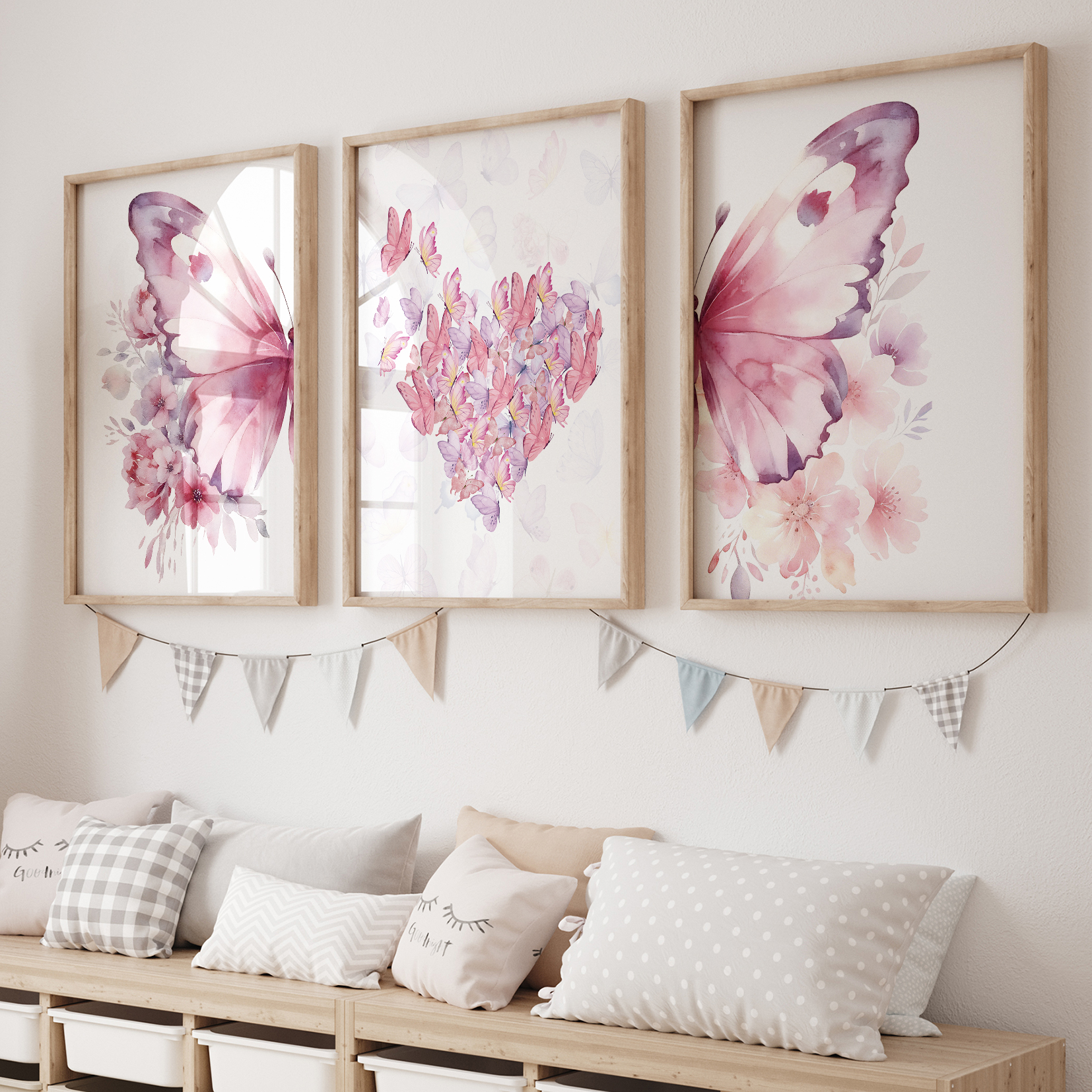 3pcs Cartoon Children Pink Lov - Art Craft Butterfly recensie en prijs