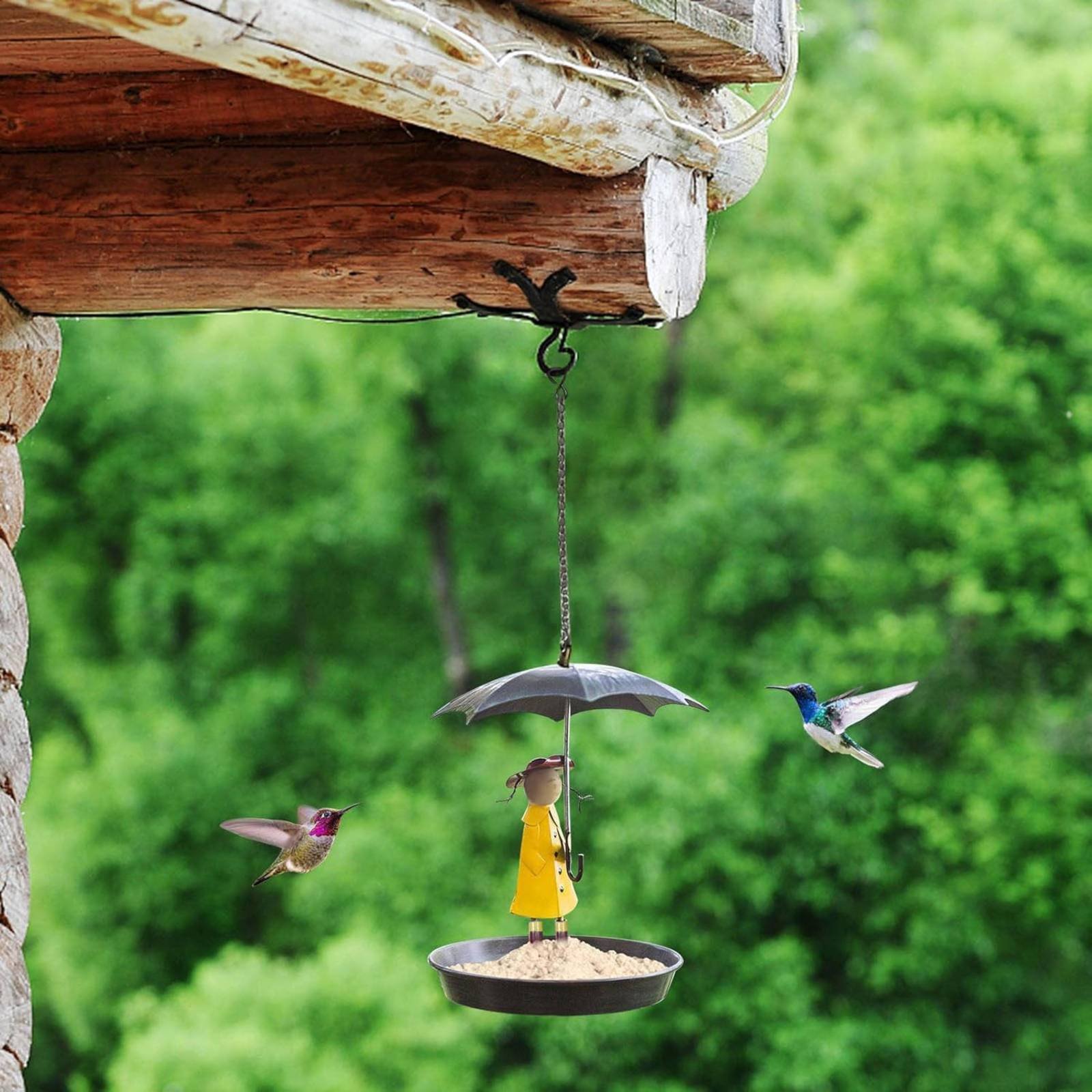 Girl with Umbrella Bird Feeder - Art Crafting recensie en prijs