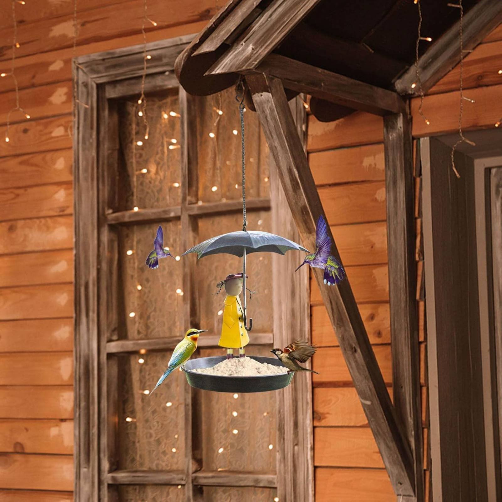Girl with Umbrella Bird Feeder - Art Crafting recensie en prijs