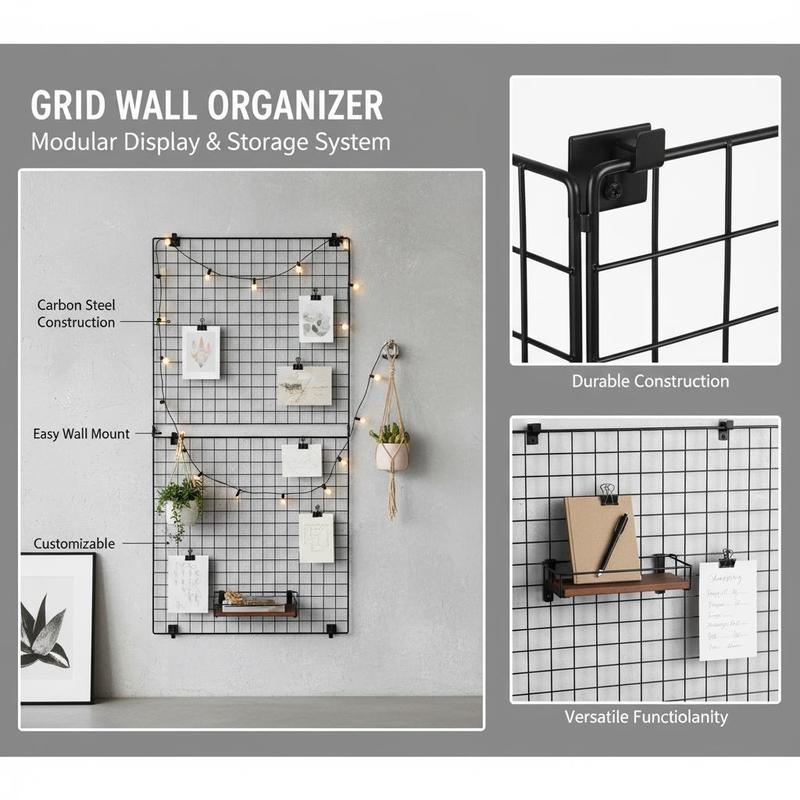 3 Packs Grid Wall Panels, 2 x  - Art X Craft recensie en prijs