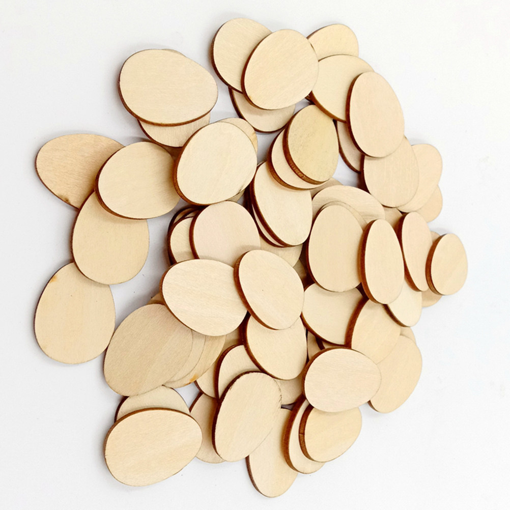 100Pcs 30Mm Egg Shaped Unfinis - Art And Craft For Nursery recensie en prijs