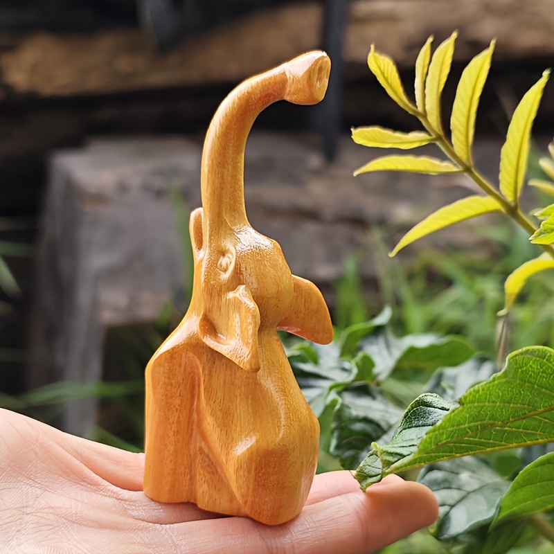 Minimalist Wooden Elephant Orn - Art Craft Elephant recensie en prijs