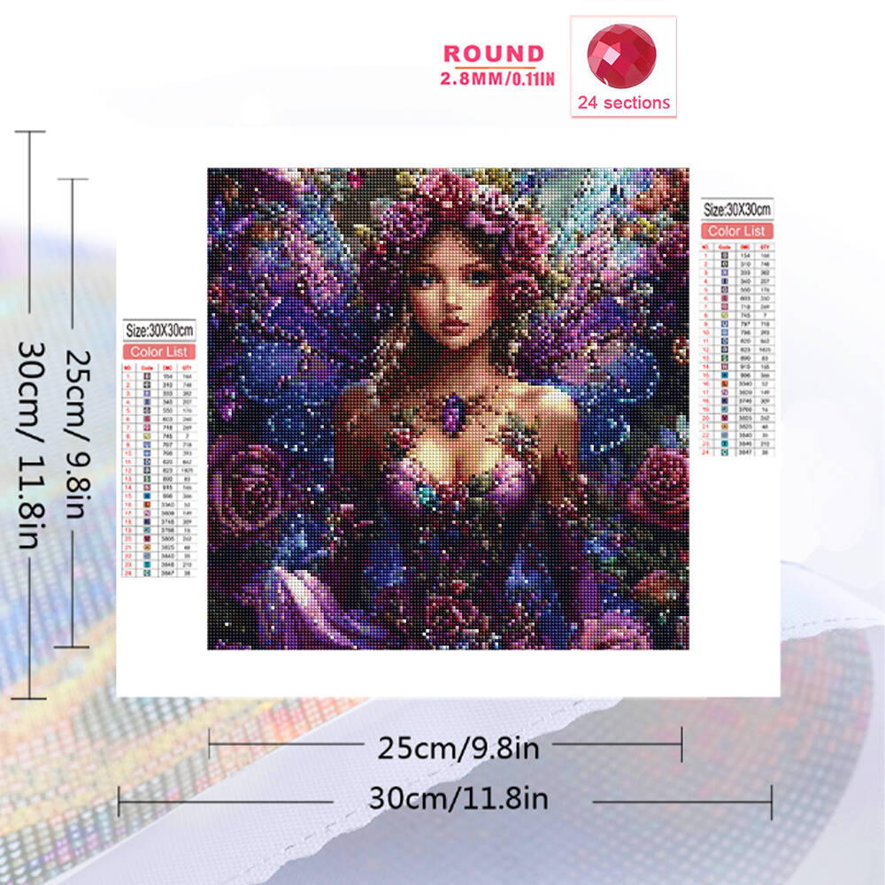 5D DIY Diamond Mosaic Woman Po - Art Craft Butterfly recensie en prijs