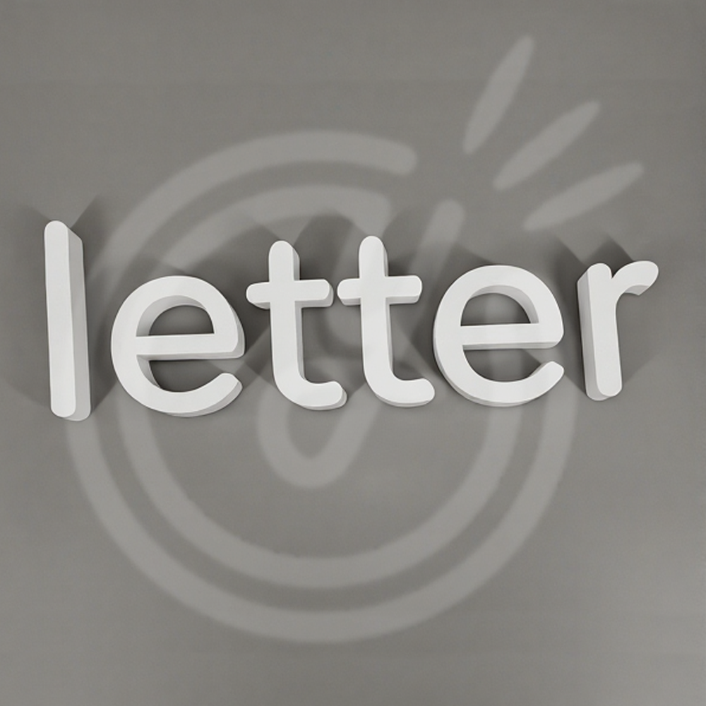 DIY Slogan Logo Letter 15CM Wh - Art Craft Logo Design recensie en prijs