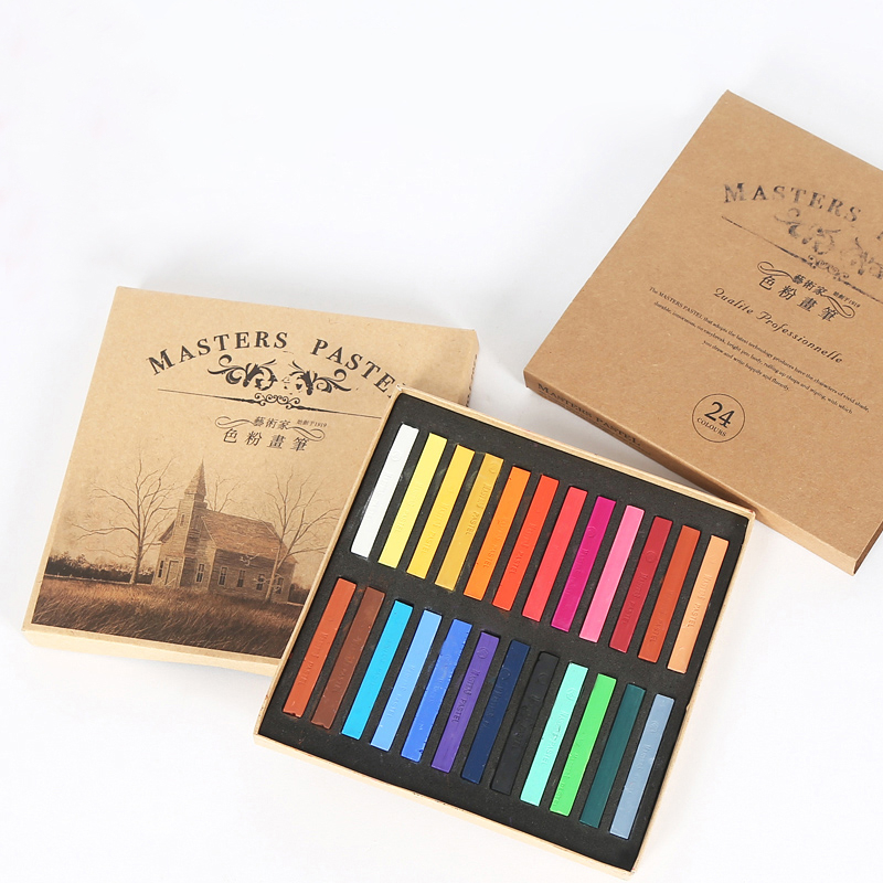 Crayons Soft Dry Pastel 12/24/ - Chalk Pastel Set recensie en prijs