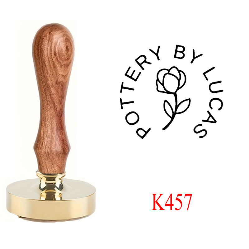 Custom Pottery Stamp for Clay, - Art Craft Logo Design recensie en prijs