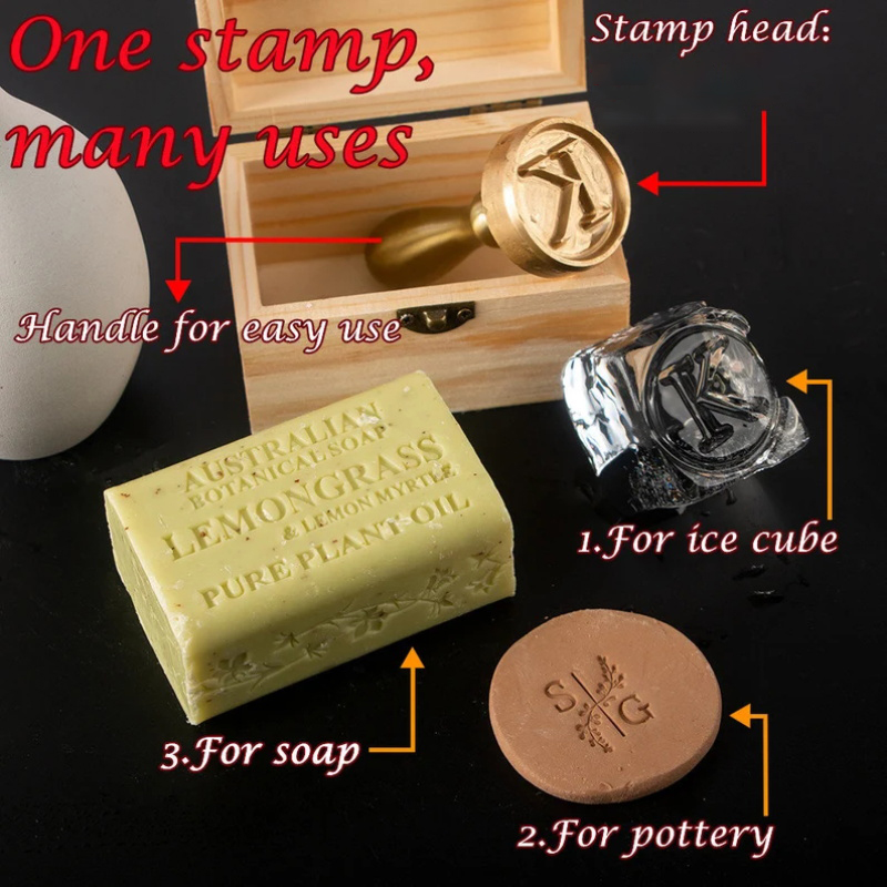 Custom Letter Pottery Stamps P - Art Craft Logo Design recensie en prijs